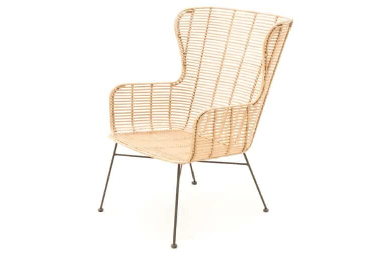 Natural rattan best sale willis wingback chair