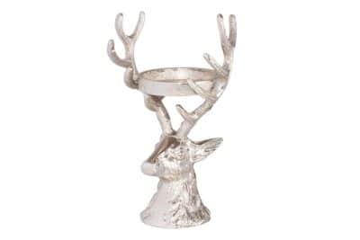 Candle holder reindeer for pillar candle