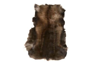 Reindeer skin real brown