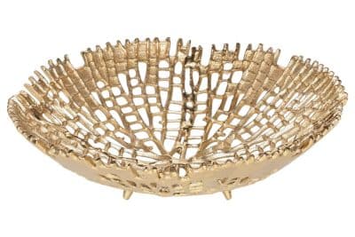 Decoration bowl Ava gold